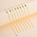 MORIANCE Pickleball Cross Bracelet for Women Men - 14K Gold Plated Adjustable Religious Pickleball Bracelet with Cross Charm - Christian Gift for Pickleball Mom Athlete Coach Player Team