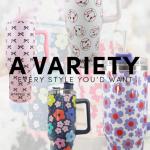 KATYDID 38oz Stainless Steel Tumbler with Handle and Straw - Dishwasher Safe Insulated Tumbler for All-Day Hot or Cold Coffee, Water, Tea, Smoothies and More (Pickleball Social Club)