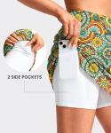 Viodia 16" Skorts for Woman with Pockets Athletic Tennis Pickleball Golf Skort Summer Casual Skirts with Shorts