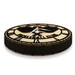 Geek Alerts Custom Pickleball Club Name Wooden Frame Silent Wall Clock, 12 inch Racquet Sport Personalized Pickleball Player Name Wood Quartz Clock for Pickleball Club Player Bedroom Decor