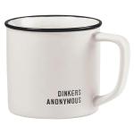 Santa Barbara Design Studio Pickleball Gift Coffee Cup Lili + Delilah Stoneware Coffee Mug, 16-Ounce, Dinkers Anonymous