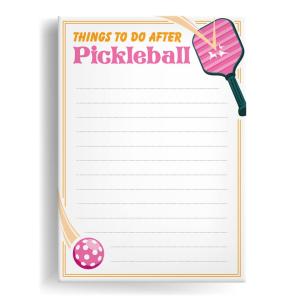 Funny Memo Notepads - Set of 2- Funny Pickleball Gifts - Cute Note Pads