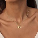 MORIANCE 14k Gold Plated Pickleball Cross Necklace for Women,Gold Cross Pendant with Pickleball Charm Christian Sports Jewelry Religious Gift for Pickleball Player