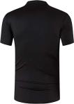 Men's Golf Shirt Short Sleeve Quick Dry Sport Polo Tee Shirt T-Shirts Tshirt Tops Tennis Pickleball Badmintion LSL263_Black_XL
