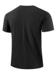 SENBWL Mens Moisture Wicking T-Shirts Dry Fit Short Sleeve Athletic Breathable Pinhole Running Tennis Gym Sport Workout Pickleball Shirts for Men with Pocket 8363 Black XXL