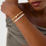 Turandoss Gold Sport Bracelets for Women - Dainty 14K Gold Plated Pickleball Bracelets for Women Trendy Personalized Pickleball Charm Bracelet Jewelry Gifts for Team Coach Players Birthday Gifts