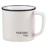 Santa Barbara Design Studio Pickleball Gift Coffee Cup Lili + Delilah Stoneware Coffee Mug, 16-Ounce, Pickleball Ya'll