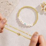 Turandoss Gold Sport Bracelets for Women - Dainty 14K Gold Plated Pickleball Bracelets for Women Trendy Personalized Pickleball Charm Bracelet Jewelry Gifts for Team Coach Players Birthday Gifts