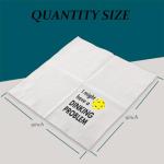 VOWFOO Funny Pickleball Quote Cocktail Napkins 50Pcs Pickleball Paper Disposable Napkins for Pickleball Players Party Table Decorations 5 x 5 Two-ply (Dinking Problem)