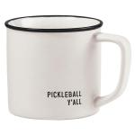 Santa Barbara Design Studio Pickleball Gift Coffee Cup Lili + Delilah Stoneware Coffee Mug, 16-Ounce, Pickleball Ya'll