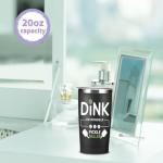 CQM Pickleball Gifts for Men Women -20 oz Insulated Tumbler Cups with Lid, Pickle Ball Dink Responsibly - Christmas Birthday Gifts for Pickleball Lovers Player Coach Vacuum Insulated Tumbler