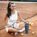 30 oz Tumbler with Handle Flip Straw Leak Proof - Pickleball Mug 30oz Tumbler Travel Coffee Mug with Handle - Birthday Gifts for Women Men Pickleball Lovers Players 30 Ounce Stainless Steel Cup