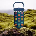 30 oz Tumbler with Handle Flip Straw Leak Proof - Pickleball Mug 30oz Tumbler Travel Coffee Mug with Handle - Birthday Gifts for Women Men Pickleball Lovers Players 30 Ounce Stainless Steel Cup