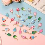 30PCS Pickleball Charms for Jewelry Making, Pickleballs Necklace Bracelet Earrings Making Charms Bulk, Enamel Pickleballs Paddle Pendant Charm for DIY Pickleball Accessories Crafts Jewelry Gifts