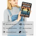 VOTHI Metal Tin Sign, Funny Sports Pickleball Wall Decor, Use Indoor/Outdoor,For Home Club Man Cave Sign - 8x12 Inch