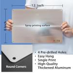 VOTHI Metal Tin Sign, Funny Sports Pickleball Wall Decor, Use Indoor/Outdoor,For Home Club Man Cave Sign - 8x12 Inch