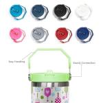 qwpmvhsak 30 Oz Pickleball Flip Tumbler With Handle, Lid & Straw - Insulated Travel Mug, Pickleball Gifts for Women Men