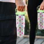 qwpmvhsak 30 Oz Pickleball Flip Tumbler With Handle, Lid & Straw - Insulated Travel Mug, Pickleball Gifts for Women Men