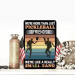 VOTHI Metal Tin Sign, Funny Sports Pickleball Wall Decor, Use Indoor/Outdoor,For Home Club Man Cave Sign - 8x12 Inch