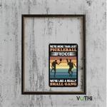 VOTHI Metal Tin Sign, Funny Sports Pickleball Wall Decor, Use Indoor/Outdoor,For Home Club Man Cave Sign - 8x12 Inch