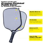 KOALEIU American Flag Custom Pickleballs Paddles Protection Personalized Pickleballs Paddle Cover with Design You Photo Text, Fits Most Rackets, 8.5x11.5 Inches