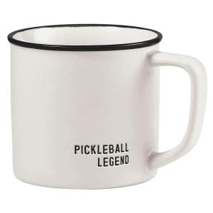 Santa Barbara Design Studio Pickleball Gift Coffee Cup Lili + Delilah Stoneware Coffee Mug, 16-Ounce, Pickleball Legend