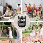 Dink Responsibly 12 oz Pickleball Wine Tumbler - Insulated Stainless Steel Tumbler with Lid for Coffee, Wine, Cocktails, Pickleball Gifts for Women, Dad & Players, Unique Tennis Gift Idea