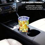 CALMSNUGS Pickleball Tumbler 20oz Vacuum Insulated with Straw, 18/8 Stainless Steel Travel Cup, BPA-Free Sliding Lid, Watercolor Ball Pattern, Car Cup Holder Fit, Gift for Players Women Men