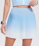 AFZ Women Pleated Tennis Skirt with Pocket Shorts High Waisted Pickleball Golf Skirts Athletic Skorts Blue