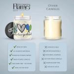 Uncommon Flame Scented Candles | Peace, Love, Pickleball | Black Raspberry Vanilla Home Scented | Handmade, 120hr Burn Time, 100% Soy Wax | 16oz Flint Jar Candles