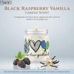 Uncommon Flame Scented Candles | Peace, Love, Pickleball | Black Raspberry Vanilla Home Scented | Handmade, 120hr Burn Time, 100% Soy Wax | 16oz Flint Jar Candles