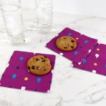 Pickleball Cocktail Napkins, Plum Color – Set of 20 Disposable Paper Napkins, 6.5 x 6.5 Inches, Printed with Pickleball Design – Pickleball Players – Fun Pickleball Party Supplies, Pickleball Gift