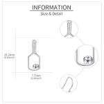 YAFEINI Pickleball Earrings Sterling Silver Pickleball Paddle and Ball Earrings Pickleball Jewelry for Women Pickleball Lovers Gifts