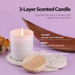 Loovelo Playing Pickleball Improves Memory Pickleball Gifts Scented Candle Home Office Pickleball Lovers Players Jar Candles Sage Floral Lavender Scent 9.5 oz