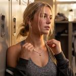 BydGxy Sideways Cross Necklace for Teen Girls Women, 14K Gold Plated Dainty Pickleball Jewelry Gifts, Christian Sports Stuff Mom Coach Team Party Essentials Accessories, Adjustable Chain