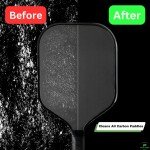 Carbon Paddle Cleaner, Premium Rubber Pickleball Eraser for Raw Carbon Fiber ...