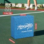 Amoswiz Pickleball Paddle Eraser, Pickleball Paddle Cleaner for Raw Carbon Fiber Pickleball Paddles, 3 Color Pickleball Eraser Set, Residue Scrach Dirt Quick Removal