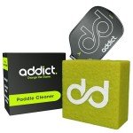 Addict Pickleball Paddle Eraser - Premium Pickleball Paddle Eraser for Carbon Fiber Paddles - Ball Residue Removal - Eliminates Dirt & Scratches - Compatible with All Brands - Long-Lasting - 1000 Uses