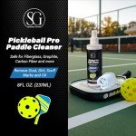 Spekkled Girrafe Pickleball Paddle Cleaner Spray - Removes Dirt, Ball Residue, Scuff Marks- EPA Safer Ingredients, Pickleball Accessories, Pickleball Gifts, 8 FL Oz (Cloth & Thumb Tape Included)