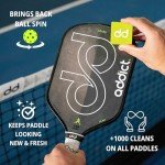 Addict Pickleball Paddle Eraser - Premium Pickleball Paddle Eraser for Carbon Fiber Paddles - Ball Residue Removal - Eliminates Dirt & Scratches - Compatible with All Brands - Long-Lasting - 1000 Uses