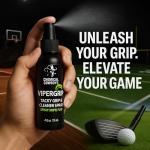 ViperGrip Tacky Grip Spray & Cleaner – 2-in-1 Anti Slip Spray for Baseball, Football, Tennis, Pickleball & Golf Essentials – Basketball Shoe Grip Spray with Dirt & Oil Removal (4 oz / 125 mL)