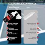 Arronax Pickleball Paddle Cleaner Spray - Removes Dirt, Ball Residue, Sweat, enhances spin and control, Pickleball Accessories, Pickleball Gifts, 5.07 FL Oz(Black)