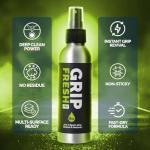 MIGHTY HALO Grip Spray – 2-in-1 Golf Club Cleaner & Restorer for Basketball Shoe Soles, Soccer Gloves, Baseball Bats, Tennis & Pickleball – 5oz