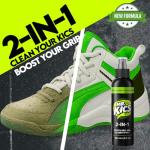 MR. KICS Basketball Shoe Grip Spray - Anti Slip Traction for Court Shoes, Shoe Grip Enhancer - 2-in-1 Cleaner with Microfiber Towel, Backpack Clip - Volleyball, Pickleball, Tennis, Badminton