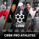 CRBN Pickleball - Paddle Eraser, Best Carbon Fiber Pickle Ball Racket Cleaner, Fast & Easy Rubber Bar to Remove Ball Residue, Dirt, & Minor Scrapes/Scratches - Patent Pending (Black, 2 Pack)