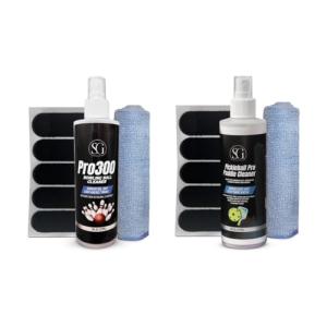 Spekkled Girrafe Dual-Action Cleaner Spray for Bowling Balls & Pickleball Paddles – Removes Dirt, Oil, Residue & Scuffs – EPA Safer, 8 FL Oz w/Cloth & Tape