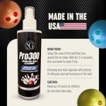 Spekkled Girrafe Dual-Action Cleaner Spray for Bowling Balls & Pickleball Paddles – Removes Dirt, Oil, Residue & Scuffs – EPA Safer, 8 FL Oz w/Cloth & Tape