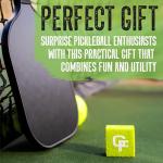 Gradient Fitness Pickleball Paddle Eraser, Pickle Ball Racket Natural Cleaner, Efficiently Removes Ball Residue, Dust, Dirt, & Minor Scrapes/Scratches, Increases Grit, Pickleball Paddle (Green)