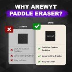 Arewyt Pickleball Paddle Eraser 2-Pack Set