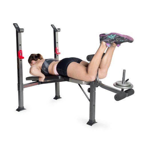 CAP Barbell Standard Bench in Black and Red